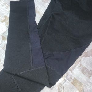 Black w/ mesh cutout leggings
